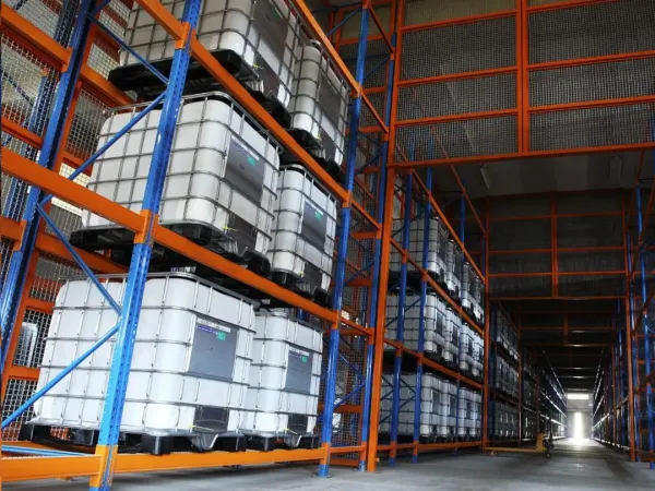 IBC totes storing DOTP at Shandong Changxing warehouse